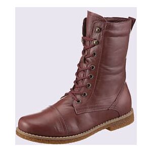 Helline Bottines à lacets cuir nappa de vache - - lie-de-vin LIE-DE-VIN 38 - Publicité Helline Bottines à lacets cuir nappa de vache - - lie-de-vin LIE-DE-VIN 38 - Publicité