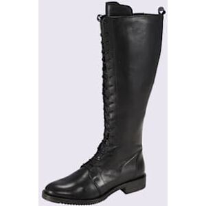 Helline Bottes à lacets cuir nappa de vache - - noir NOIR 40 - Publicité Helline Bottes à lacets cuir nappa de vache - - noir NOIR 40 - Publicité