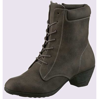 Bottines à lacets matière textile agréable à porter - Publicité Bottines à lacets matière textile agréable à porter - Publicité