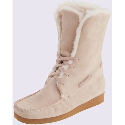 Bottines cuir velours vachette doux - Publicité Bottines cuir velours vachette doux - Publicité