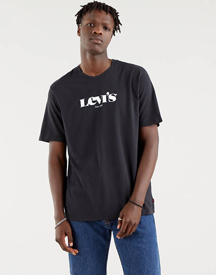 Levi's Relaxed Fit Tee - Homme - Noir / Caviar