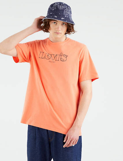 Levi's Relaxed Fit Tee - Homme - Rouge / Coral Quartz