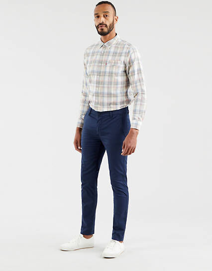 Levi's XX Chino Slim Taper - Homme - Bleu / Navy Blazer