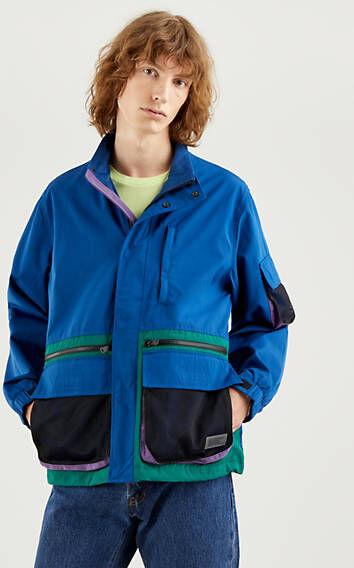 Levi's Headlands Tactical Jacket - Homme - Bleu / Navy Peony