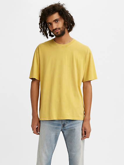 Levi's Stay Loose Tee - Homme - Orange / Rugged Dye Super Lemon