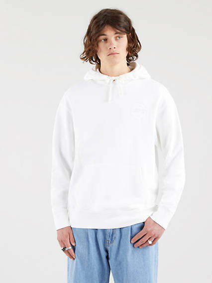 Levi's Relaxed Fit Logo Hoodie - Homme - Blanc / White