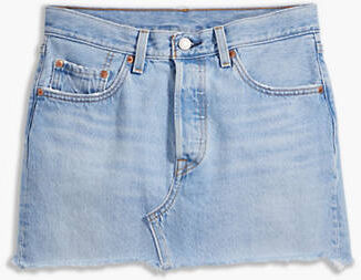 Levi's High Rise Deconstructed Skirt (Plus) - Femme - Indigo clair / Luxor Heat