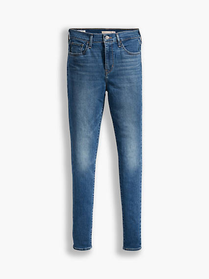 Levi's 720 High Rise Super Skinny Jeans - Femme - Indigo moyen / Island Warm