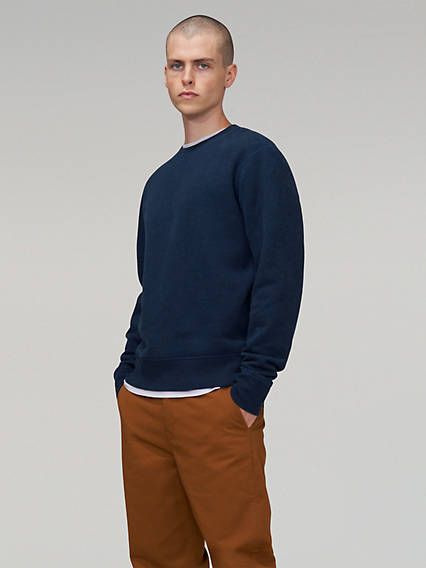 Levi's Made & Crafted Relaxed Sweatshirt - Homme - Bleu / Olympus