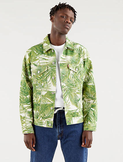 Levi's Vintage Fit Trucker Jacket - Homme - Multicolore / Tropical Fern