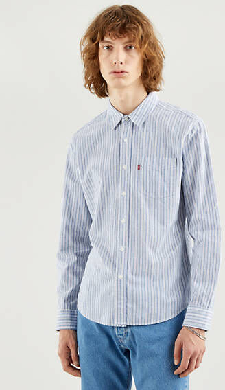 Levi's Sunset Standard Fit Shirt - Homme - Bleu / Dutch Blue