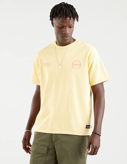 Levi's Vintage Fit Graphic Tee - Homme - Orange / Golden Haze