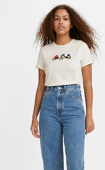 Levi's Levis X Disney Surf Tee - Femme - Blanc / Marshmallow