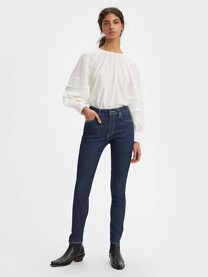 Levi's Made & Crafted 721 Skinny Jeans - Femme - Indigo fonc / Ski Soft Rinse