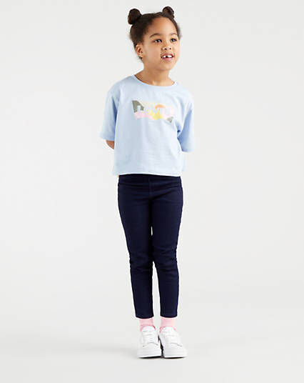 Levi's Kids Pull On Leggings - Femme - Neutral / New Rinse