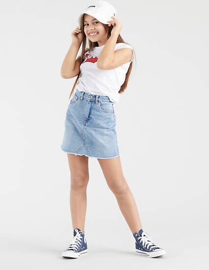 Levi's Teenager High Waisted Skirt - Femme - Bleu / Hoboken