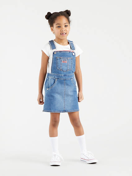 Levi's Kids Woven Jumper Dress - Femme - Bleu / Jumpstart