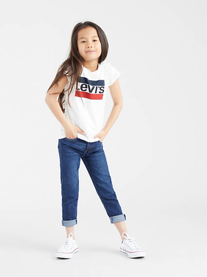 Levi's Kids Sportswear Logo Tee - Femme - Blanc / White