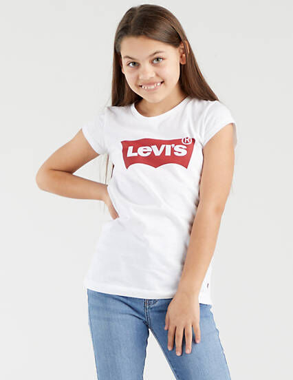 Levi's Teenager Batwing Tee - Femme - Multicolore / Red/White