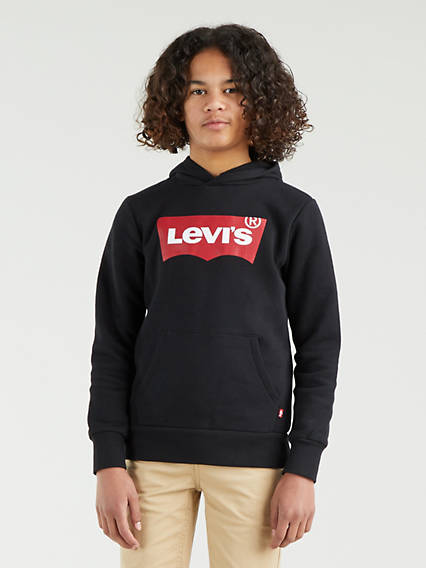 Levi's Teenager Batwing Screenprint Hoodie - Homme - Noir / Black