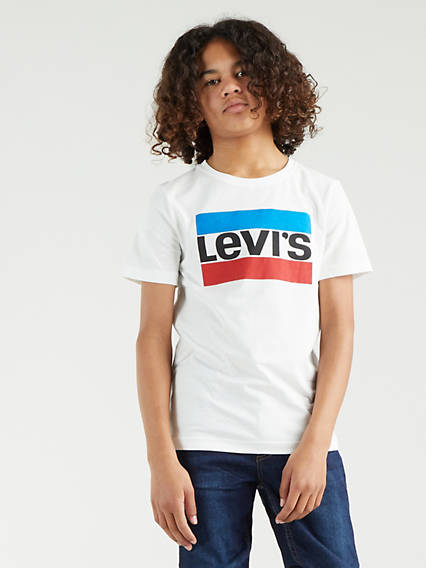 Levi's Teenager Sportswear Logo Tee - Homme - Blanc / White