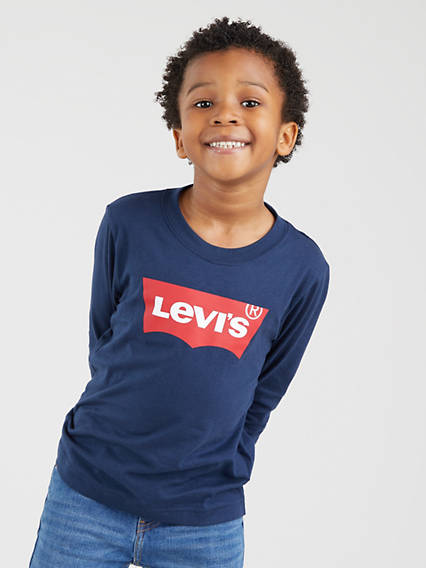 Levi's Kids Batwing Tee - Homme - Bleu / Dress Blues