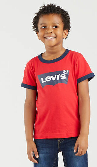 Levi's Kids Batwing Ringer Tee - Homme - Rouge / Super Red