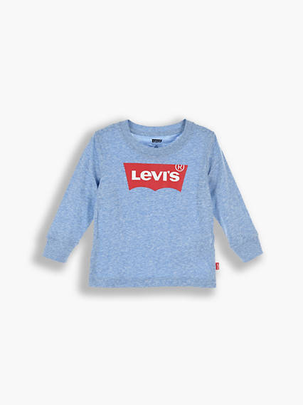 Levi's Baby Batwing Tee - Homme - Bleu / Regatta Snow Yarn