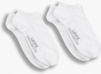 Levi's Low Cut Socks 2 Pack - Femme - Blanc / White