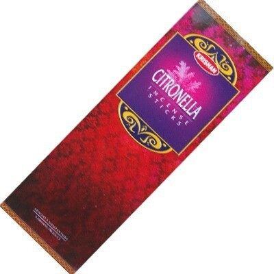 Pack de 25 boites d'encens batons krishan citronnelle - éloigne les moustiques - Publicité Pack de 25 boites d'encens batons krishan citronnelle - éloigne les moustiques - Publicité