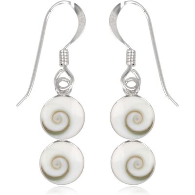 Boucles d'oreilles oeil de sainte lucie et lithothérapie - Publicité Boucles d'oreilles oeil de sainte lucie et lithothérapie - Publicité