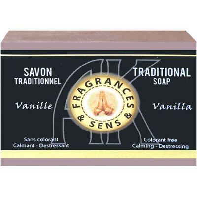 Savon vanille 100 grammes. Publicité Savon vanille 100 grammes. Publicité