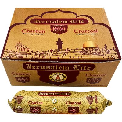 Charbons jerusalem lite qualité supérieure. (pack de 100) - Publicité Charbons jerusalem lite qualité supérieure. (pack de 100) - Publicité