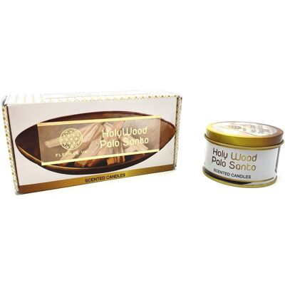 Bougie fleur de vie palo santo 120 gr - Publicité Bougie fleur de vie palo santo 120 gr - Publicité