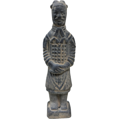 Statue en Terracotta général 12 cm noire - Publicité Statue en Terracotta général 12 cm noire - Publicité
