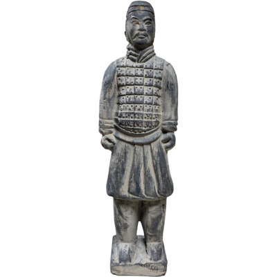 Statue en Terracotta chevalier 22 cm - Publicité Statue en Terracotta chevalier 22 cm - Publicité