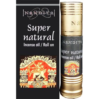 Huile parfumée nandita super natural - Publicité Huile parfumée nandita super natural - Publicité