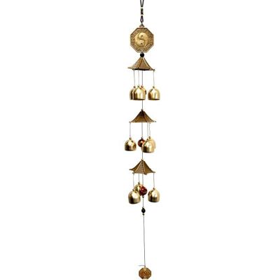 Carillon métal temple 67 cm - Publicité Carillon métal temple 67 cm - Publicité