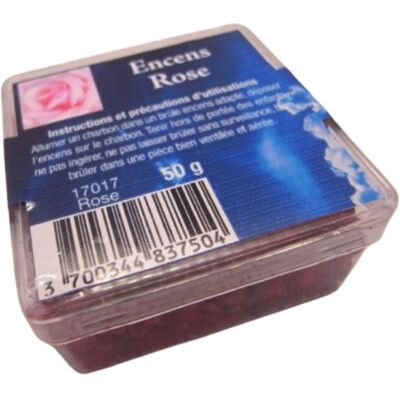 Encens Rose résine 50 gr - Publicité Encens Rose résine 50 gr - Publicité