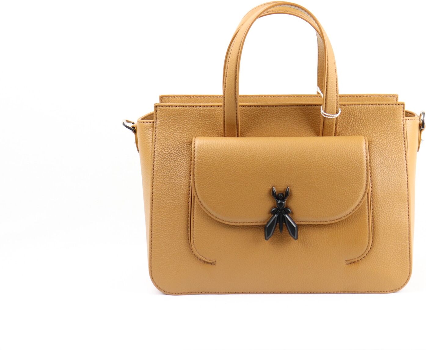 Patrizia Pepe Nero Tote Bag 2V9731-Cuoio Patrizia Pepe Nero Tote Bag 2V9731-Cuoio