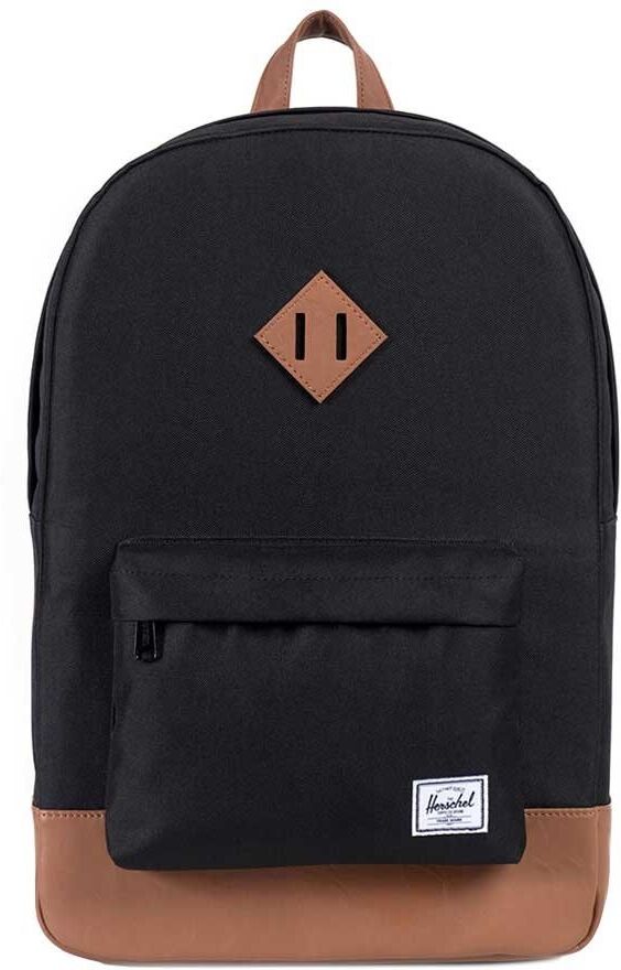 Herschel Heritage Backpack-Black/Tan Herschel Heritage Backpack-Black/Tan