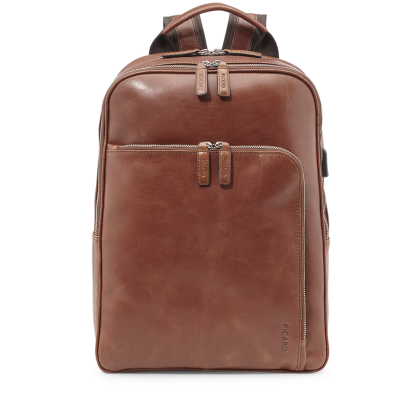 Picard Buddy Sac Ã  Dos, cuir de buffle cognac