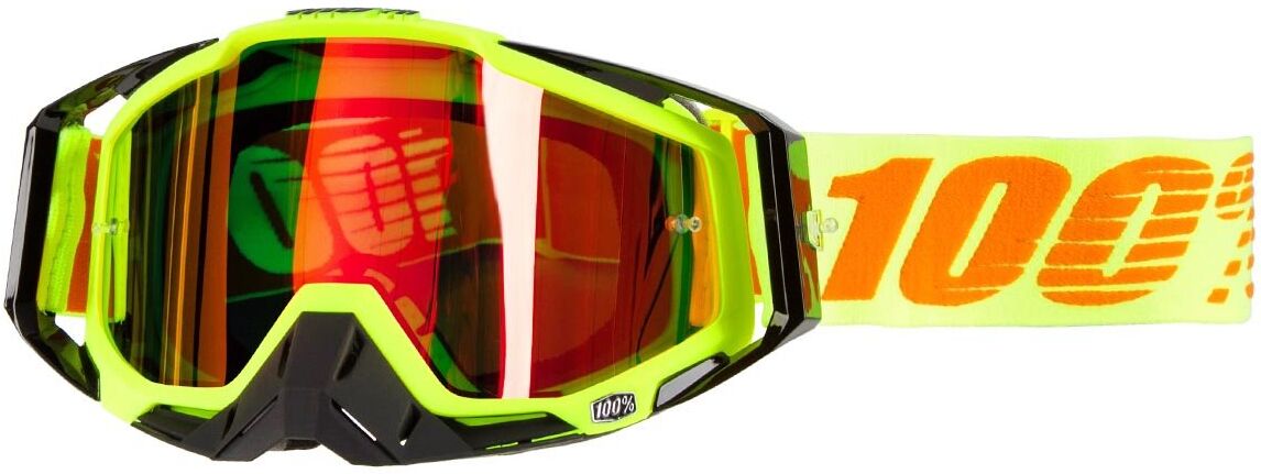 100% Masque Racecraft - Taille unique - Jaune 100% Masque Racecraft - Taille unique - Jaune