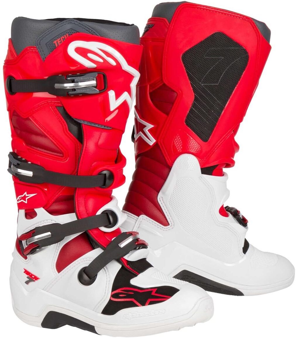 Alpinestars Bottes MX Tech 7 - 43 - Blanc