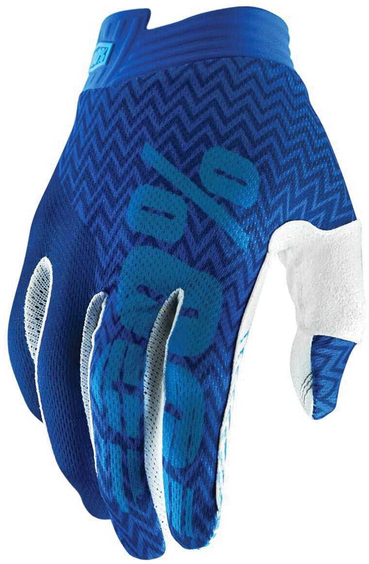 100% Gants iTrack - S - Bleu