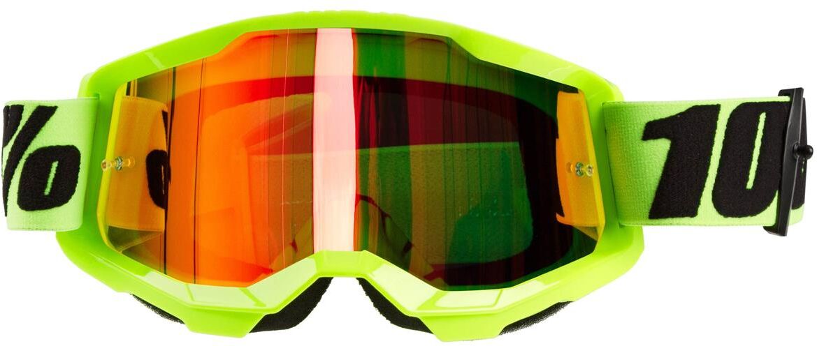 100% Masque Strata Gen. 2 - Taille unique - Jaune 100% Masque Strata Gen. 2 - Taille unique - Jaune