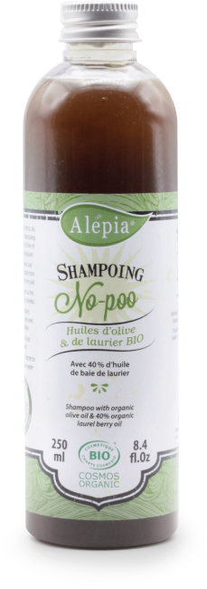 Alépia Shampoing No-poo – Flacon 250ml - 40% de laurier bio - Alépia