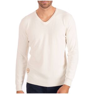 Shilton Pull col V nid d'abeille Uni 3XL Homme 100% Coton