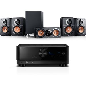 Teufel ULTIMA 20 SURROUND + Yamaha RX-V4A ensemble 5.1 Noir