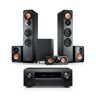 Teufel ULTIMA 40 Surround + Denon X2800H DAB "Ensemble 5.1" Noir